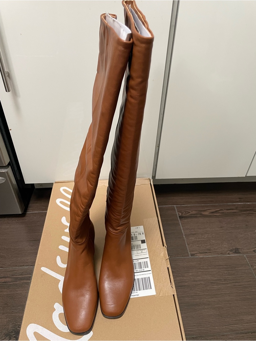 Madewell Block Heel over the knee boots